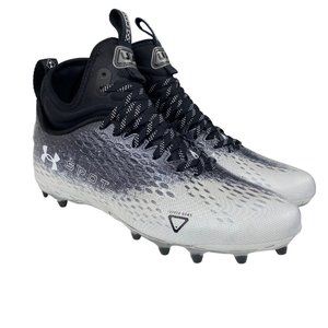 Under Armour Spotlight Lux MC‎ 2.0 Football Cleats Mens 10 Black 3025082-001 New